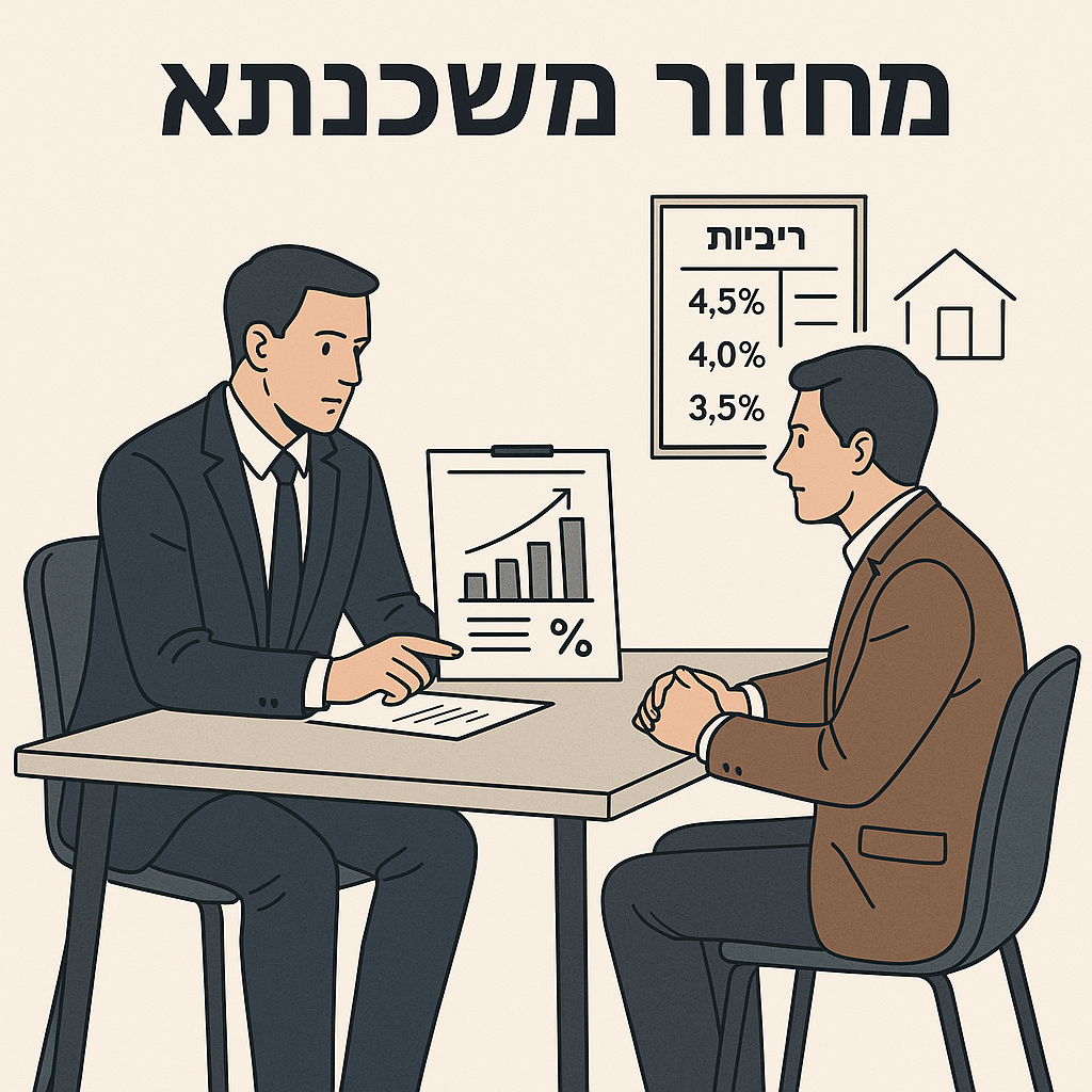 מחזור משכנתא ב-2025: איך לחסוך אלפי שקלים בחוכמה ובביטחון